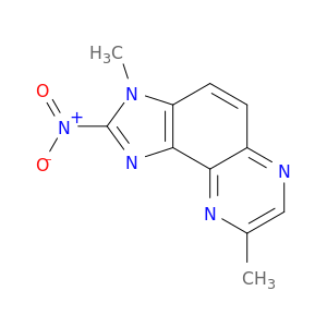 3H-Imidazo[4,5-f]quinoxaline,3,8-dimethyl-2-nitro-