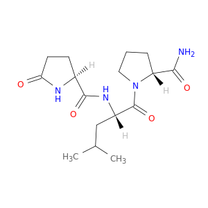 D-Prolinamide, 5-oxo-L-prolyl-L-leucyl-