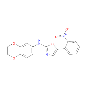 2-Oxazolamine, N-(2,3-dihydro-1,4-benzodioxin-6-yl)-5-(2-nitrophenyl)-