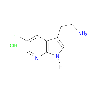 2-{5-chloro-1H-pyrrolo[2,3-b]pyridin-3-yl}ethan-1-amine hydrochloride