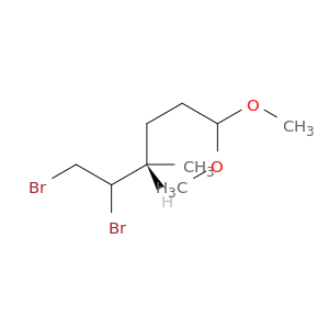 Hexane, 5,6-dibromo-1,1-dimethoxy-4-methyl-, (4S)-