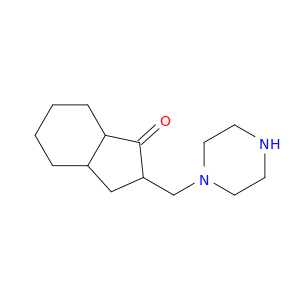 1H-Inden-1-one, octahydro-2-(1-piperazinylmethyl)-