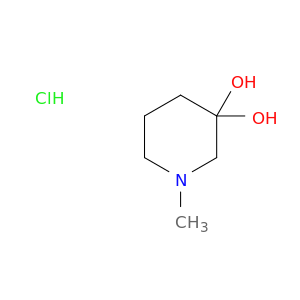 1-Methylpiperidine-3,3-diol hydrochloride