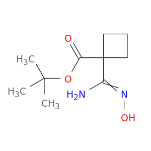 tert-Butyl 1-(N'-hydroxycarbamimidoyl)cyclobutane-1-carboxylate