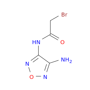 Acetamide, N-(4-amino-1,2,5-oxadiazol-3-yl)-2-bromo-