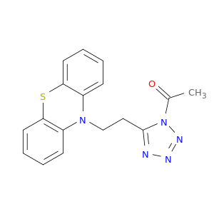 1H-Tetrazole, 1-acetyl-5-[2-(10H-phenothiazin-10-yl)ethyl]-