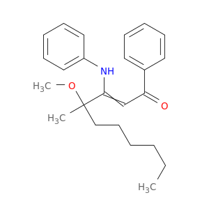 2-Decen-1-one, 4-methoxy-4-methyl-1-phenyl-3-(phenylamino)-