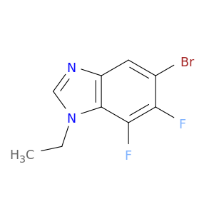 5-Bromo-1-ethyl-6,7-difluoro-1,3-benzodiazole