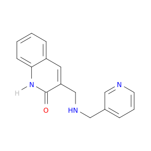 2(1H)-Quinolinone, 3-[[(3-pyridinylmethyl)amino]methyl]-