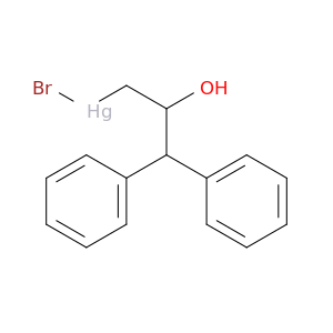 Mercury, bromo(2-hydroxy-3,3-diphenylpropyl)-