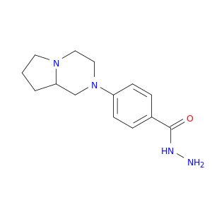 Benzoic acid, 4-(hexahydropyrrolo[1,2-a]pyrazin-2(1H)-yl)-, hydrazide