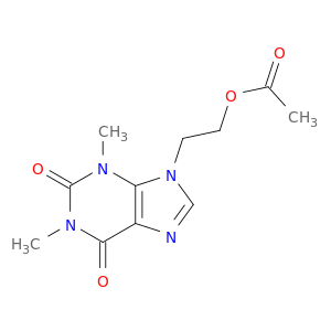 1H-Purine-2,6-dione, 9-[2-(acetyloxy)ethyl]-3,9-dihydro-1,3-dimethyl-