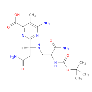 6-amino-2-[(1s)-3-amino-1-({3-amino-2-[(tert-butoxycarbonyl)amino]-3-oxopropyl}amino)-3-oxopropyl]-5-methylpyrimidine-4-carboxylic acid