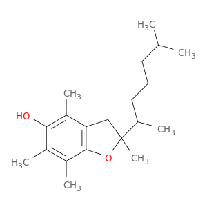 5-Benzofuranol, 2-(1,5-dimethylhexyl)-2,3-dihydro-2,4,6,7-tetramethyl-