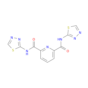 2,6-Pyridinedicarboxamide, N,N'-bis(1,3,4-thiadiazol-2-yl)-