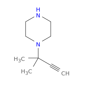 1-(1,1-DIMETHYL-2-PROPYNYL)PIPERAZINE