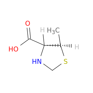 4-Thiazolidinecarboxylicacid, 5-methyl-, (4R-trans)- (9CI)