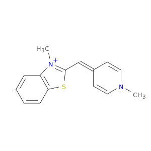 Benzothiazolium, 3-methyl-2-[(1-methyl-4(1H)-pyridinylidene)methyl]-