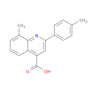 8-甲基-2-(4-甲基苯基)-喹啉-4-羧酸