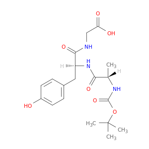 Glycine, N-[N-[N-[(1,1-dimethylethoxy)carbonyl]-L-alanyl]-L-tyrosyl]-