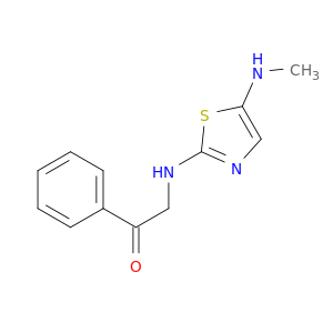 Ethanone, 2-[[5-(methylamino)-2-thiazolyl]amino]-1-phenyl-