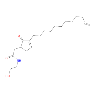 3-Cyclopentene-1-acetamide, N-(2-hydroxyethyl)-2-oxo-3-undecyl-