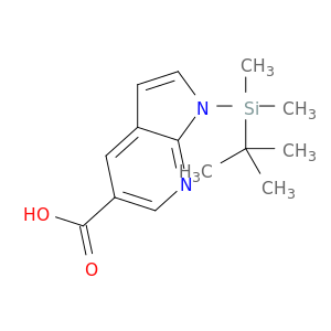 1H-Pyrrolo[2,3-b]pyridine-5-carboxylicacid, 1-[(1,1-dimethylethyl)dimethylsilyl]-