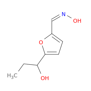 2-Furancarboxaldehyde, 5-(1-hydroxypropyl)-, oxime, (Z)-