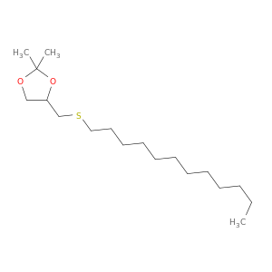 1,3-Dioxolane, 4-[(dodecylthio)methyl]-2,2-dimethyl-