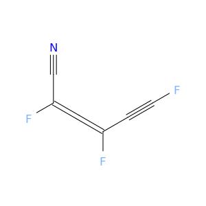 2,3-Hexadien-5-ynenitrile, 2,4,6-trifluoro-