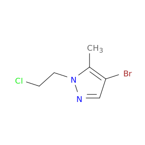 4-BROMO-1-(2-CHLOROETHYL)-5-METHYL-1H-PYRAZOLE
