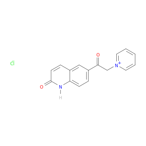 Pyridinium, 1-[2-(1,2-dihydro-2-oxo-6-quinolinyl)-2-oxoethyl]-, chloride