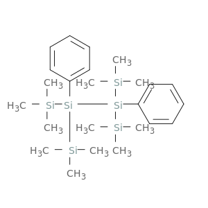 Tetrasilane, 1,1,1,4,4,4-hexamethyl-2,3-diphenyl-2,3-bis(trimethylsilyl)-
