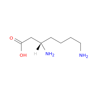 Heptanoic acid, 3,7-diamino-, (3S)-