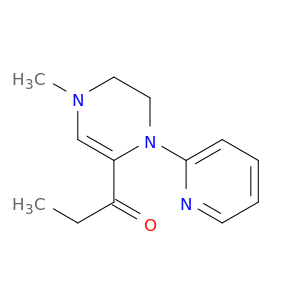 1-Propanone, 1-[1,4,5,6-tetrahydro-4-methyl-1-(2-pyridinyl)pyrazinyl]-