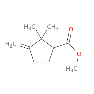 Cyclopentanecarboxylic acid, 2,2-dimethyl-3-methylene-, methyl ester