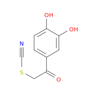 2-(氰硫基)-1-(3,4-二羟基苯基)乙酮