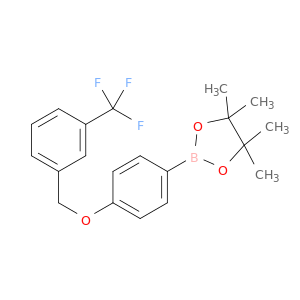 1,3,2-Dioxaborolane, 4,4,5,5-tetramethyl-2-[4-[[3-(trifluoromethyl)phenyl]methoxy]phenyl]-