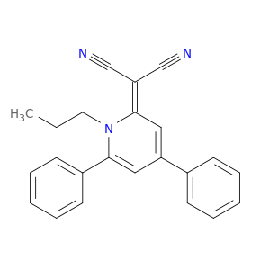 Propanedinitrile, (4,6-diphenyl-1-propyl-2(1H)-pyridinylidene)-