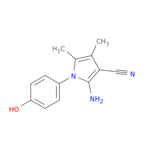 2-Amino-1-(4-hydroxyphenyl)-4,5-dimethyl-1H-pyrrole-3-carbonitrile