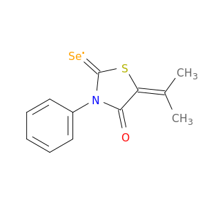 4-Thiazolidinone, 5-(1-methylethylidene)-3-phenyl-2-selenoxo-