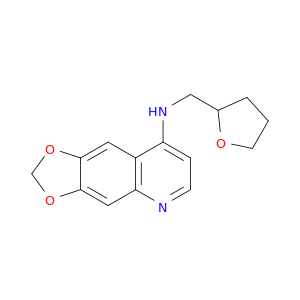 1,3-Dioxolo[4,5-g]quinolin-8-amine, N-[(tetrahydro-2-furanyl)methyl]-