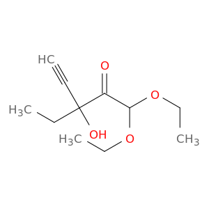 4-Pentyn-2-one, 1,1-diethoxy-3-ethyl-3-hydroxy-