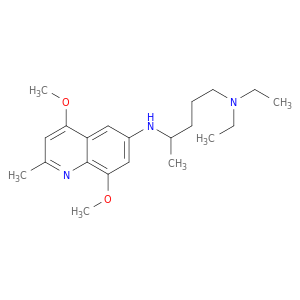 N(SUP 1),N(SUP 1)-DIETHYL-N(SUP 4)-(4,8-DIMETHOXY-2-METHYL-6-QUINOLINYL)-1,4-PENTANEDIAMINE