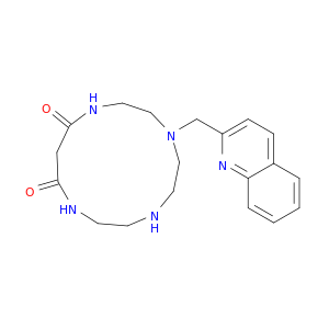 1,4,7,10-Tetraazacyclotridecane-11,13-dione, 4-(2-quinolinylmethyl)-