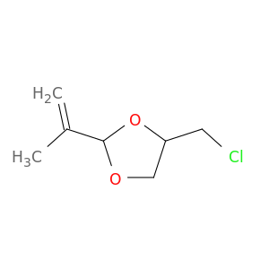 1,3-Dioxolane, 4-(chloromethyl)-2-(1-methylethenyl)-