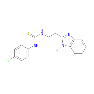 Thiourea, N-[2-(1H-benzimidazol-2-yl)ethyl]-N'-(4-chlorophenyl)-