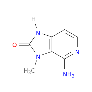 2H-Imidazo[4,5-c]pyridin-2-one, 4-amino-1,3-dihydro-3-methyl-