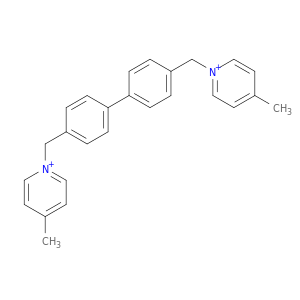 Pyridinium, 1,1'-[[1,1'-biphenyl]-4,4'-diylbis(methylene)]bis[4-methyl-