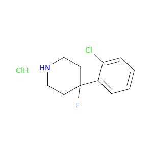 4-(2-chlorophenyl)-4-fluoropiperidine hydrochloride